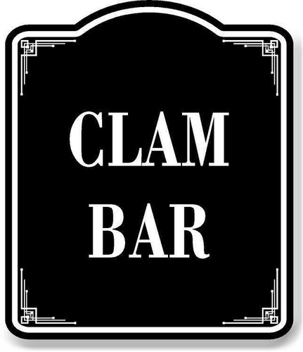 Clam bar black aluminum - clam,
